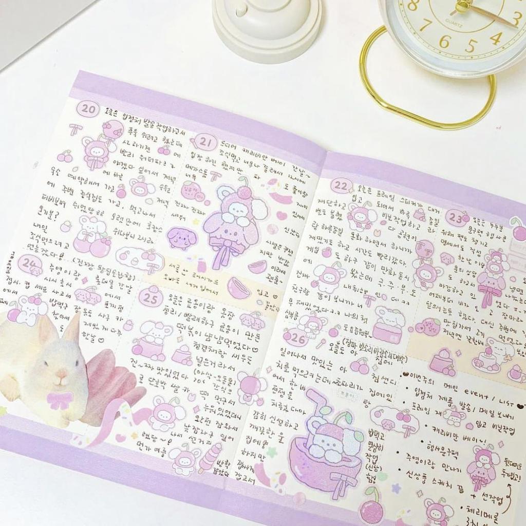 Korean Cartoon Cute Doodle Puppy Stickers for DIY Decoration