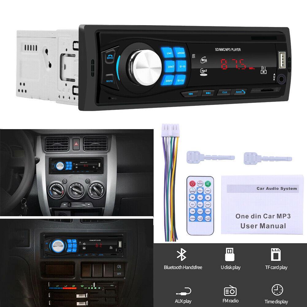 Autoradio 1DIN SD-Kartenslot/USB/MP3/Aux In/LCD Display/4x30W/Audio-Equalizer Autoradio 1DIN SD-Kartenslot/USB/MP3/Aux In/LCD Display/4x30W/Audio-Equalizer