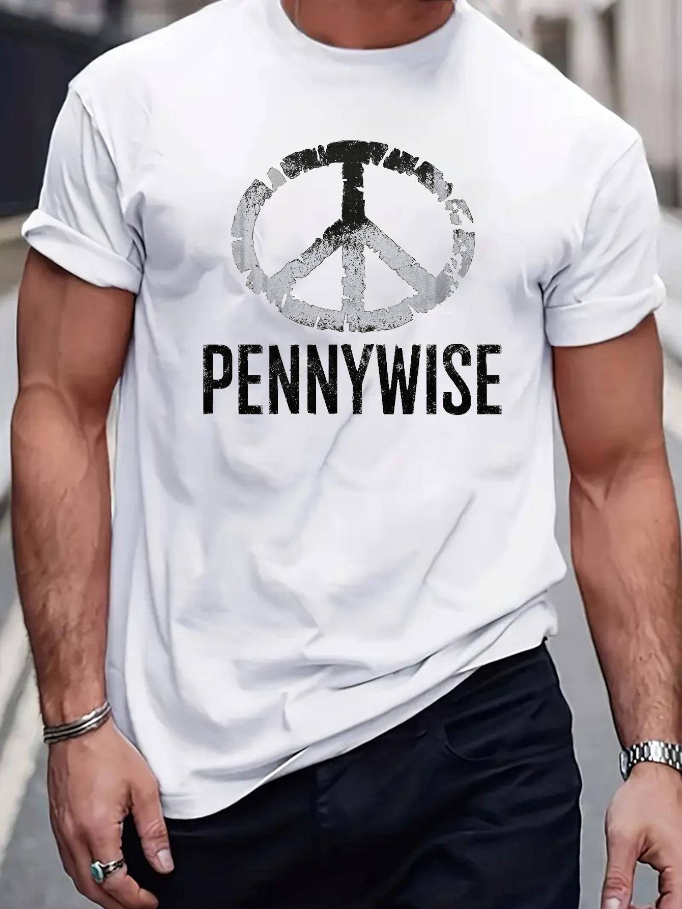 Pennywise Graphic T-shirt - Black Cotton Blend S