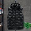 2026Down Vest Men Casual Waistcoat Sleeveless Jackets Men Hooded Vest