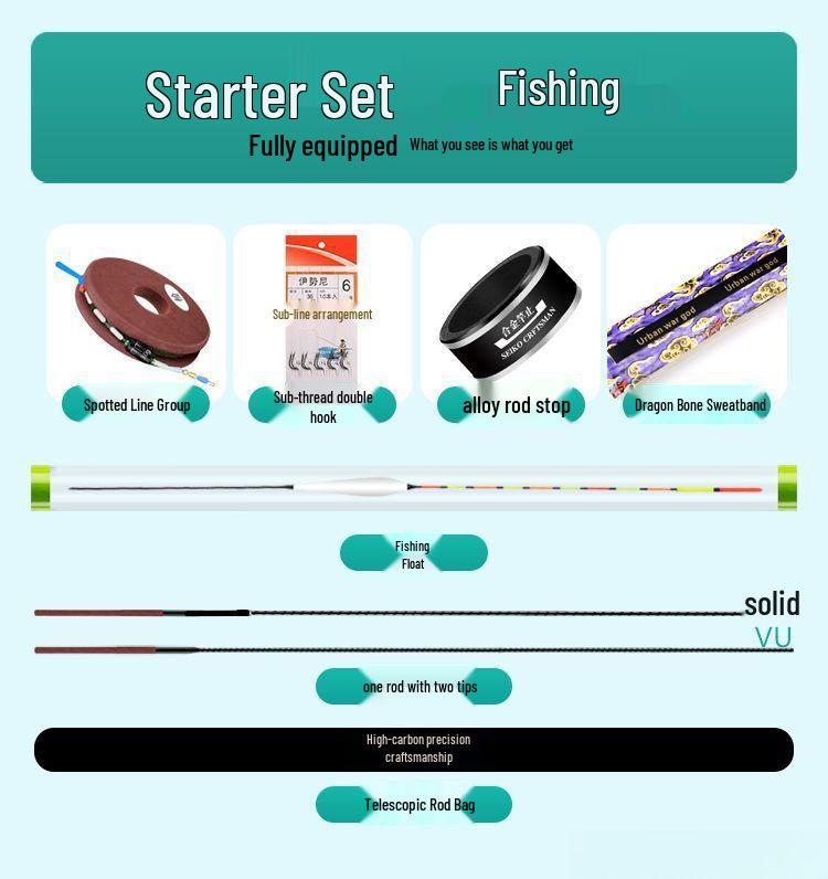 Guangwei Qianxun Ultralight 28/19 Action Carbon Carp & Bream Fishing Rod