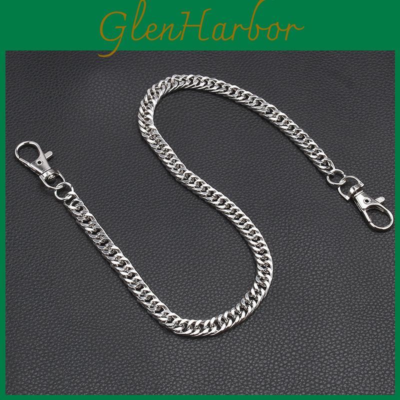Hip Hop Black Metal Waist Chain With Clip For Men And Women Summer Accessories