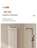 Retractable Shower and Clothes Drying Rod with Suction Cup Attachment