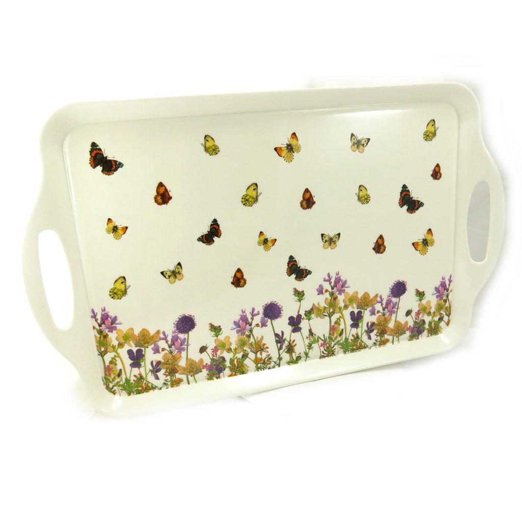 Les Trésors De Lily [K6181] - Velký tác 'Romantic Butterflies' béžový vícebarevný - 47x29 cm