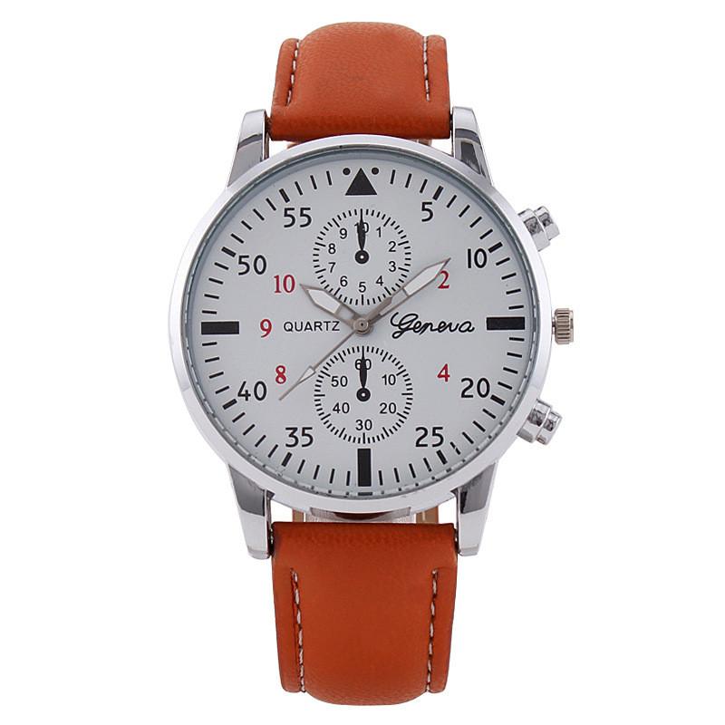 

Minimalist Mens Quartz Watch With Leather Strap For Casual Business Wear StyleA