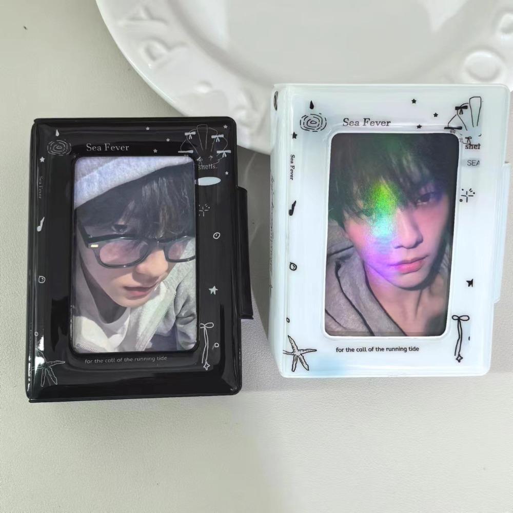 3 Inch Mini Love Card Album Shining Shell Series Postcard Book INS Idol Card Collect Book