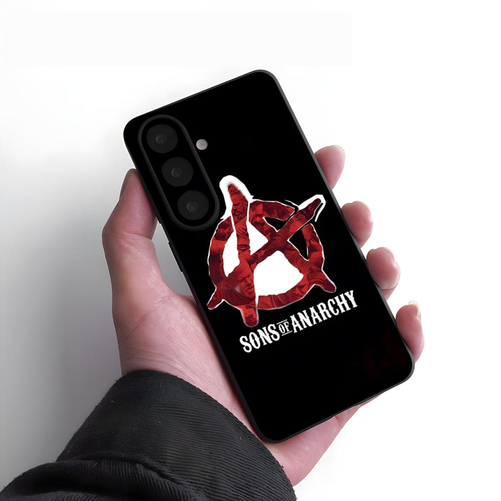 S-Sons Of Anarchy TV Phone Case For Samsung S26 S25 Plus S20 S20 Plus S22 Ultra S23 FE S21 Plus S21 Ultra Soft Cover