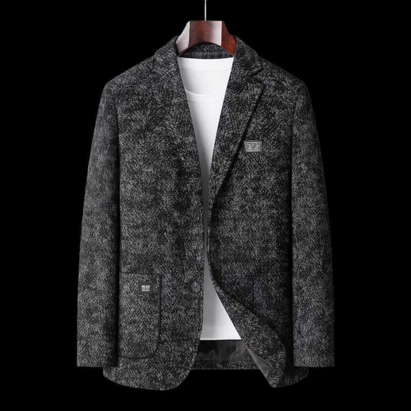 Dibinzhe Men's Plus Size Casual Blazer