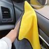 2pcs Ultra Fine Fiber Thickened Cleaning Towel, Soft Dry Cloth For Car Body Cleaning, Water Absorbing And Stain Removing Cleaning Cloth Accessories
