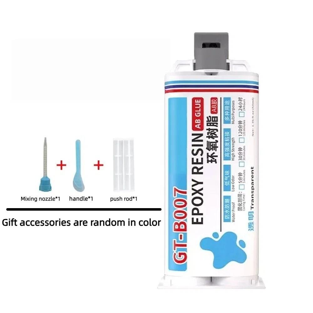 Transparent Epoxy Resin AB Glue 50ML Sealant Strong Adhesive  For Wood Metal Ceramic Plastic