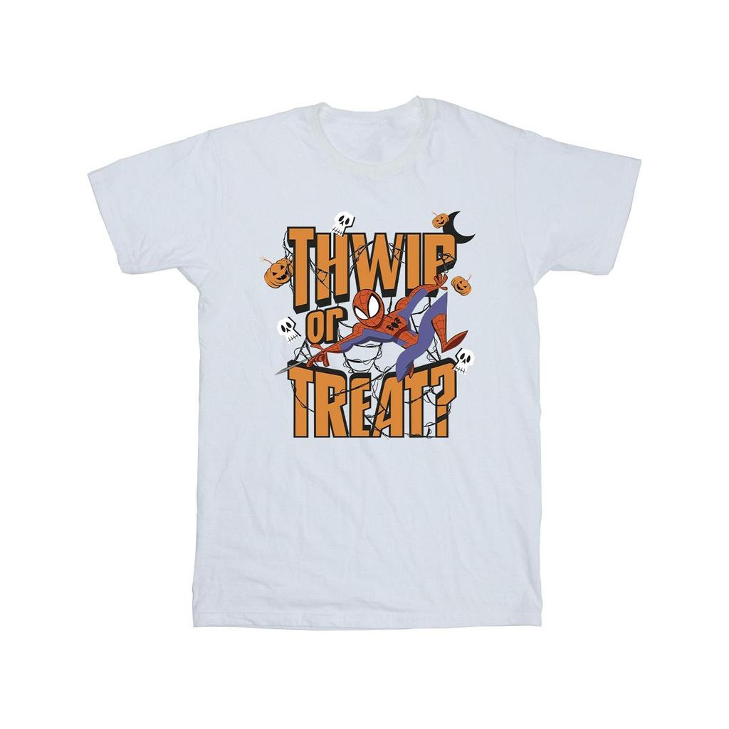 Marvel Mens Spider-Man Thwip Or Treat T-Shirt