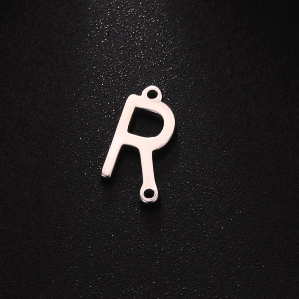 Cazador 5 Pcs/Lot Stainless Steel Gold Color Capital Letter DIY Charms for Jewelry 26 A-Z Alphabet Pendant for Necklace Bracelet