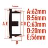 AAZD1 4pcs 3D 62mm Car emblem Wheel hub Center Cap For 56mm OZ Badge covers sticker Decals Styling accessories
