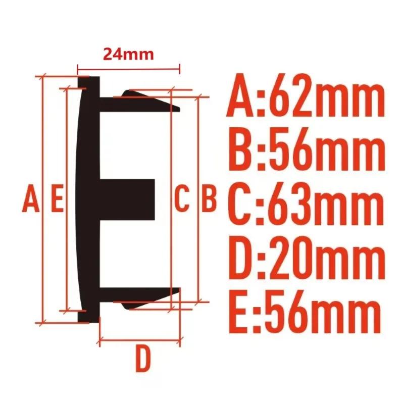 AAZD1 4pcs 3D 62mm Car emblem Wheel hub Center Cap For 56mm OZ Badge covers sticker Decals Styling accessories