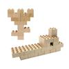 TIMBLO Jumbo 26 Wooden Blocks Meets Toy Safety Standards Natural Wood Gift Sustainable Birthday Present Woody Puddy Ages (26pcs ST) - - - - - - - 1.5+
