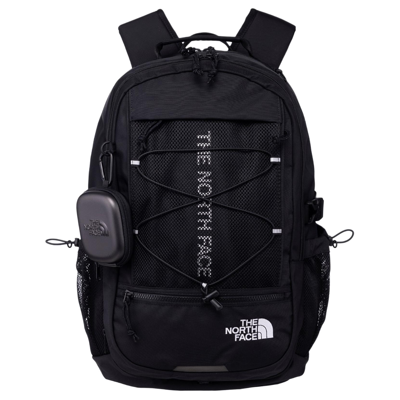

The North Face 32L Sports Casual Zipper Backpack Outdoor Bag Unisex Backpacks Black NM2DR01J Black