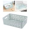 Multifunction Organization Basket Hollow Out Large Capacity Box Storage Bin for Office Desktop
