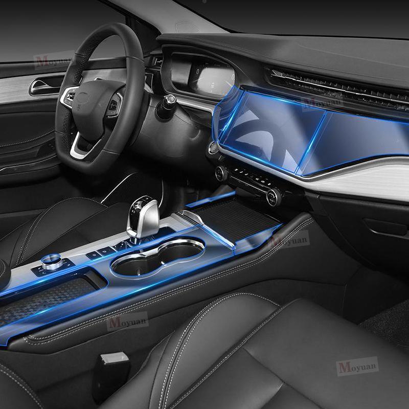 For Chery Omoda S5 - car Interior Center console Invisible car suit TPU protective film Anti-scratch Car Accessories