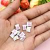 10Pcs 9.7*12.6mm for Bracelet Necklace Candy Beads Cute Alloy Dripping Jewelry Making DIY Fashion Beading Material