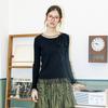 Deondeulob Dd_Mesh Bow Knit Top_3Color