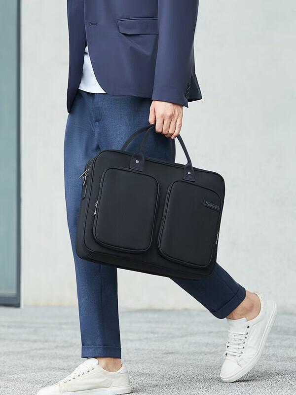 OIWAS Men s Business Laptop Briefcase with USB Charging