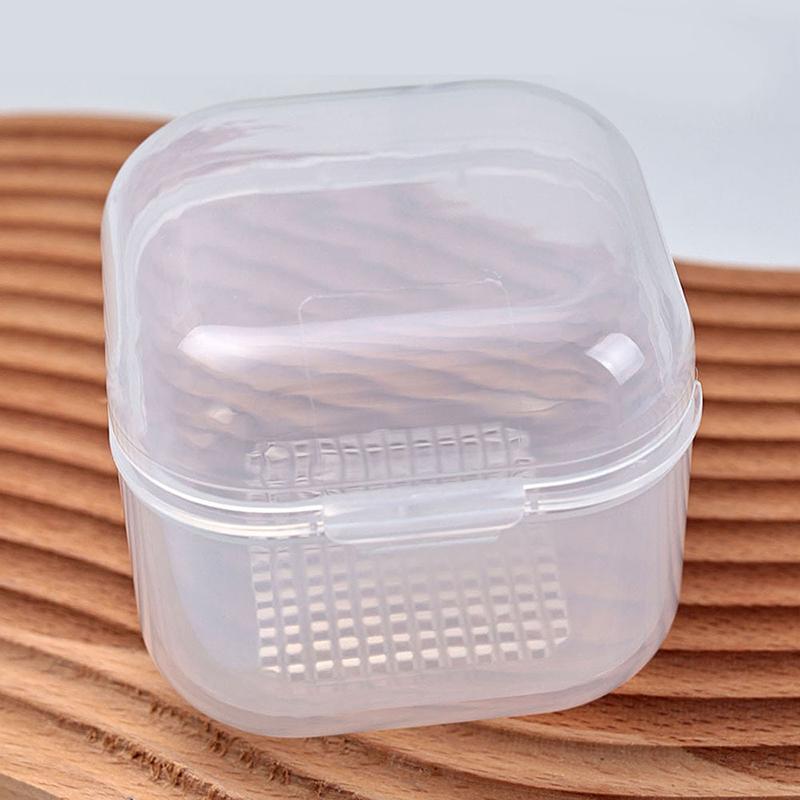 Manicure Sterilization Tool with Filter Storage for Nail Bits Portable Nail Art Drill Bits Disinfection Cleaning Box