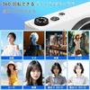 Digital camera 5K 75 million pixels 180-degree rotatable screen 2.8-inch 18x zoom autofocus comes 32GB high-speed Micro SD card close-up shooting VLOG