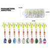 10PCS New Metal Spinning Lures 3g Multicolor Artificial Bait Spinner Fishing Wobblers Fishing Accessories