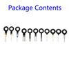 11Pcs Car Wire Terminal Removal Tool Crimp Connector Extractor Release Pin Kit Terminal Plug Repair Set
