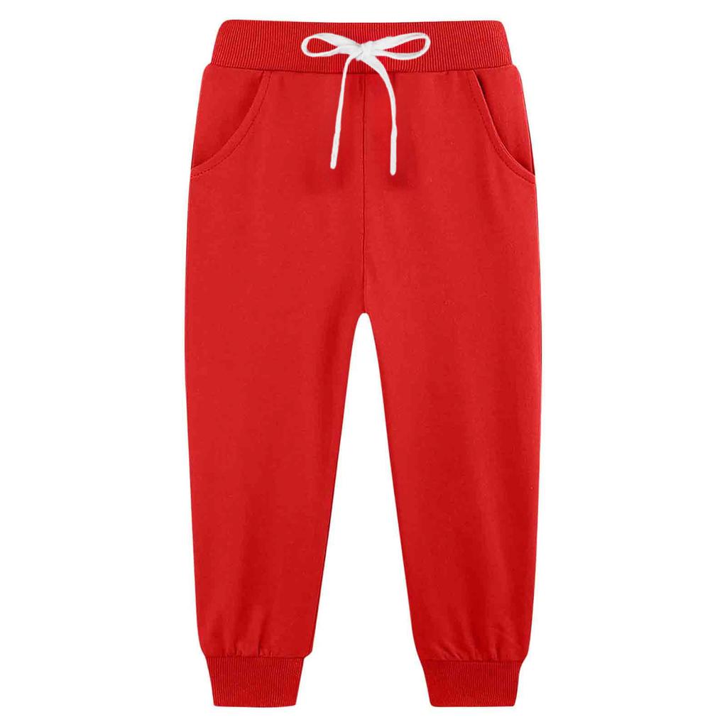 Children's Fashionable And Casual Leg Tied Multi Pocket Pants