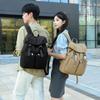 Commute Style Large Capacity Backpack Waterproof Lightweight Unisex Student Bookbag Travel Bag Casual Dual-Shoulder Bag