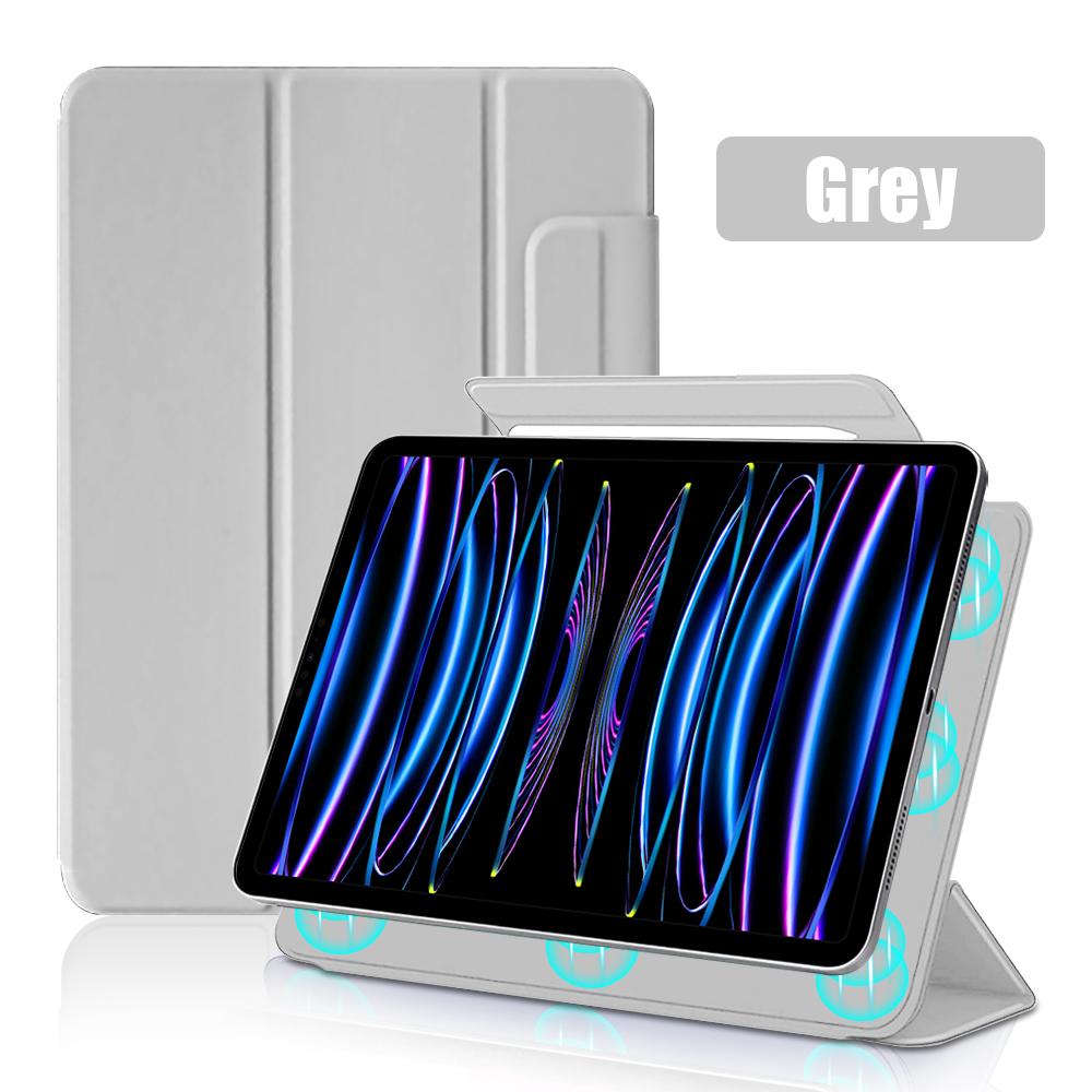 

Магнитный чехол для iPad Pro M5 Air 11 13 M3 M2 12.9 10-го поколения Funda для iPad A16 Air 5 4 Mini 6 7 A17 Аксессуары Cover Pro 11 2025 M5 (New) серый