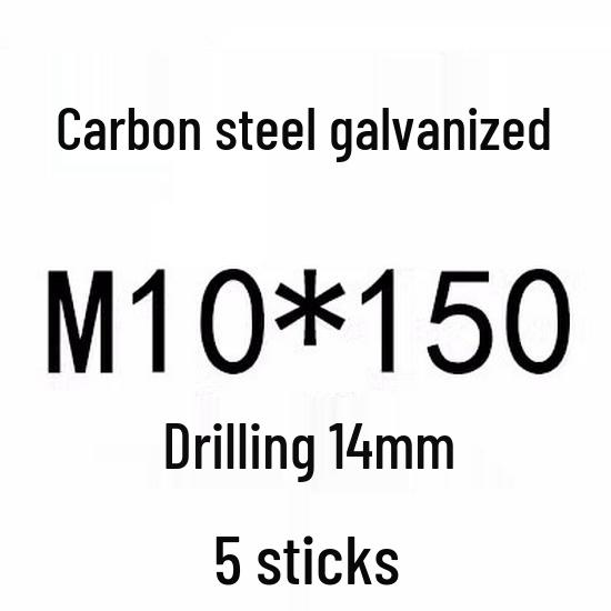 Extra Long Expansion Screws Set - Pull-Out Bolts M6/M8/M10/M12/M14/M16 in Various Sizes (200x250x300x400)