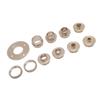 11Pcs Router Template Guide Set Kit Brass Bushing with Carrying Case for Woodworking Repair