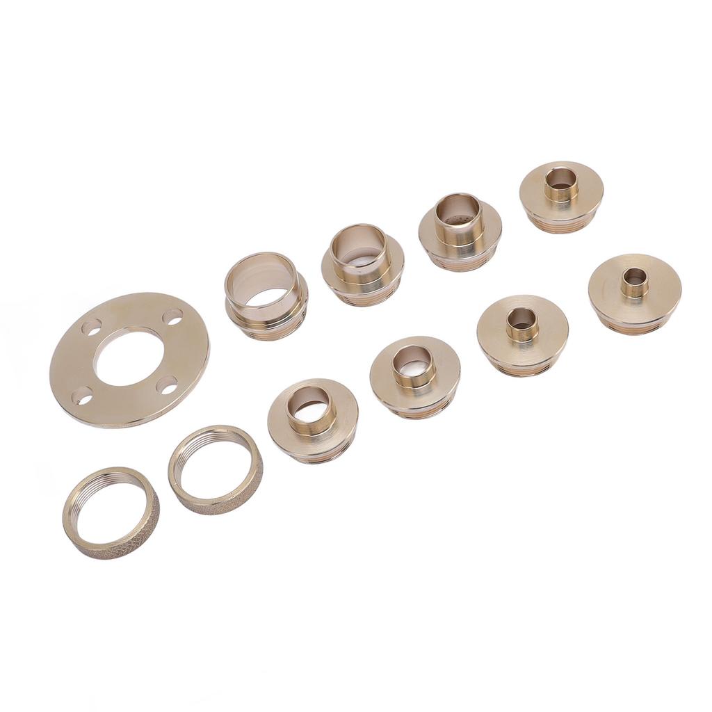 11Pcs Router Template Guide Set Kit Brass Bushing with Carrying Case for Woodworking Repair