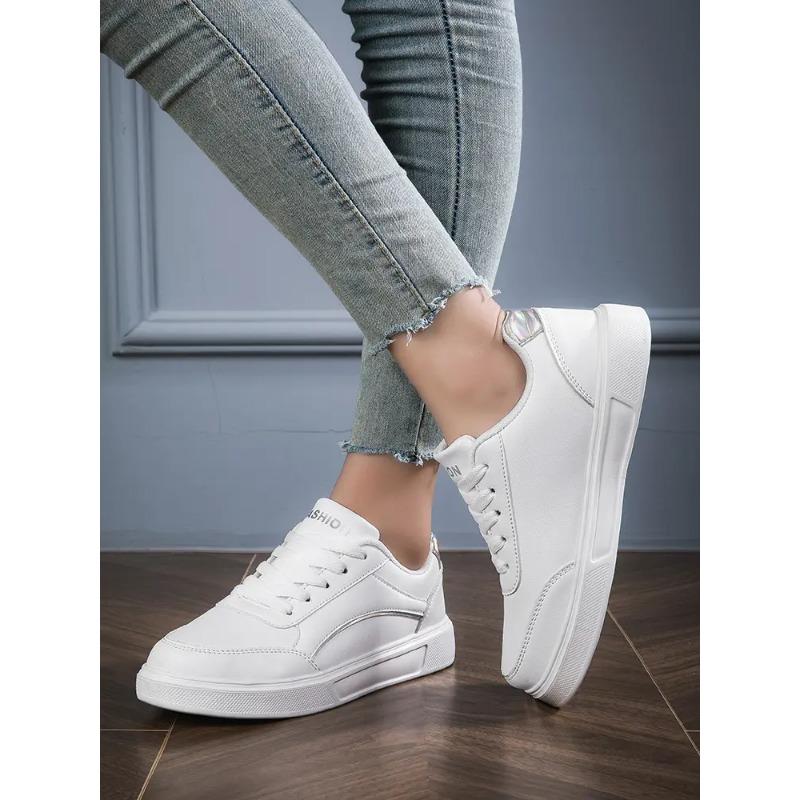 Fashion Fashion Women Casual White Shoes Breathable Spring Trend Versatile Board Shoes Women Platform Lightweight Casual Jogging Sports