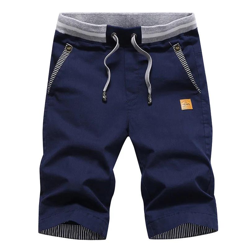 Sport Shorts Man Summer Men's Casual Cotton Shorts Beach Short Pants Casual Classic  Five-point Pants