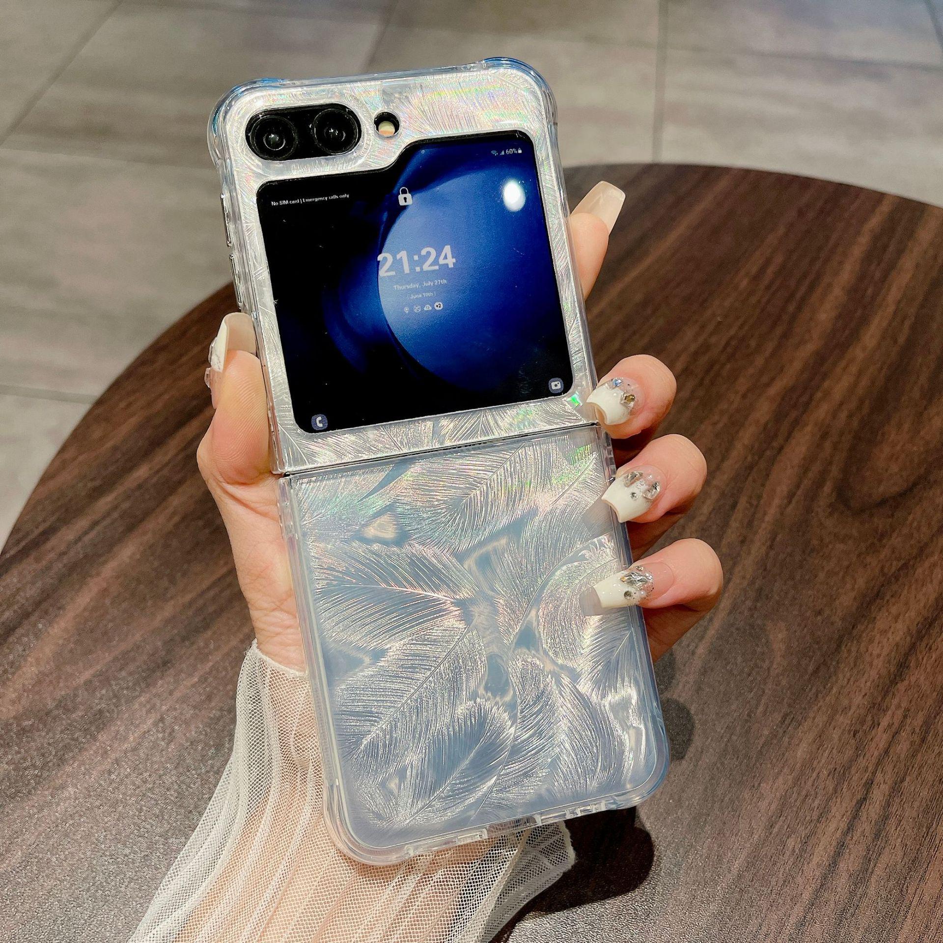 

Premium Solid Color Phone Case for Samsung Galaxy Z Flip 6/5/4 - Japanese Korean Style Protective Cover Galaxy Z Flip 5