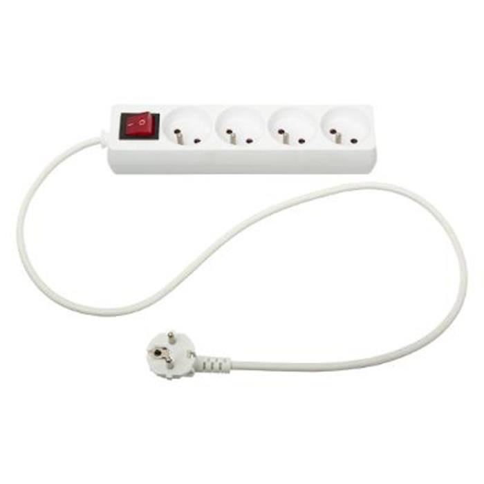 

Multiprise - FIVE SIMPLY SMART - 4 prises - Blanc - 1m - Pratique et facile à installer
