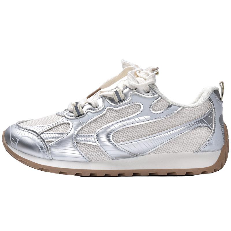 Nowe gorące wyprzedaże nowe oddychające buty codzienne na grubej podeszwie wszechstronne buty sportowe z siateczki 2385