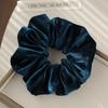 High-Elasticity Golden Velvet Hair Scrunchies for Women – Autumn/Winter Collection