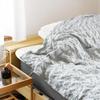 Broccoli House Summer Market Single 140 X 190 Summer Cooling Cotton Waffle Gauze Solid 140 X 190 Gray Blanket, Cm, Blanket, Pattern, Lightweight,