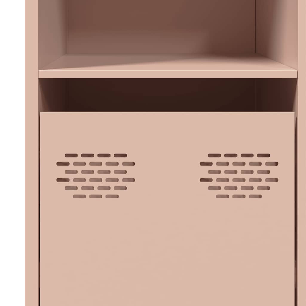 Sideboard Pink 135 x 39 x 73.5 cm Cold Rolled Steel