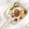 17 Piece Pots and Pans Set Granite Nonstick Kitchen Cookware White