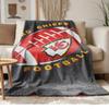 kansas city chiefs Soft and comfortable flannel Suitable for sofas living rooms outdoor camping travel and also makes a great anniversary gif