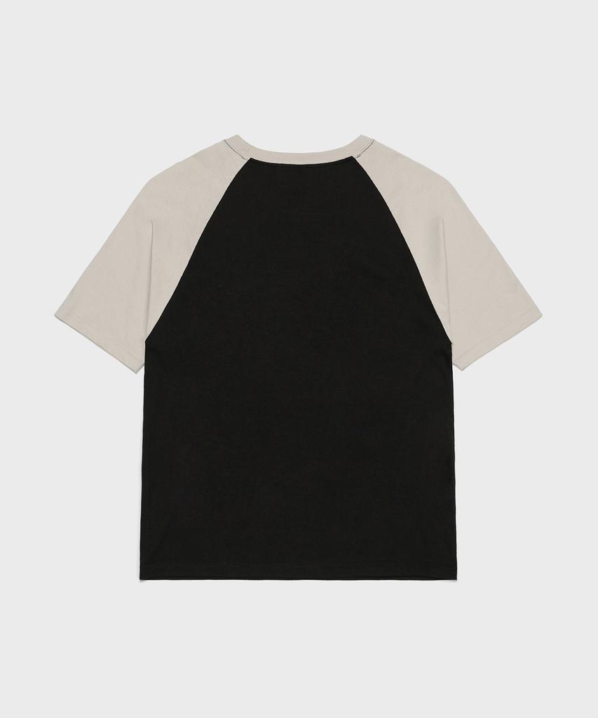 SAINTPAIN Sp Pigeon Raglan Short Sleeve Tee Black