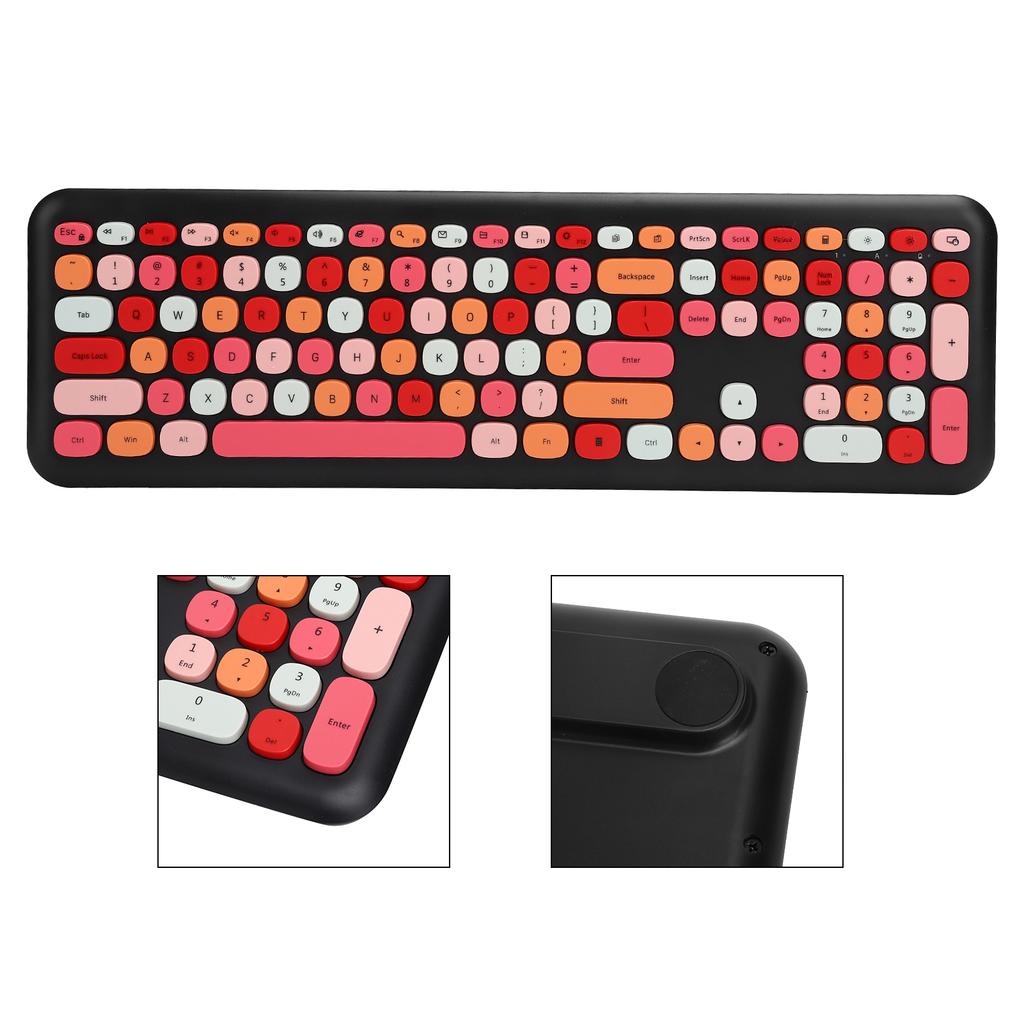 Wireless Keyboard Mouse Set 2.4G Wireless 110 Keys Keyboard Mouse Computer Accessory