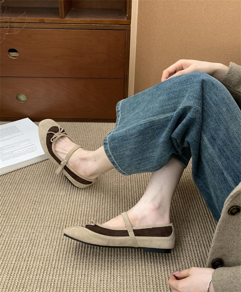 Inner Height-increasing Single Shoes Women's Shoes Spring and Autumn 2025 New Summer French Evening Wind Mary Jane Ballet Shoes