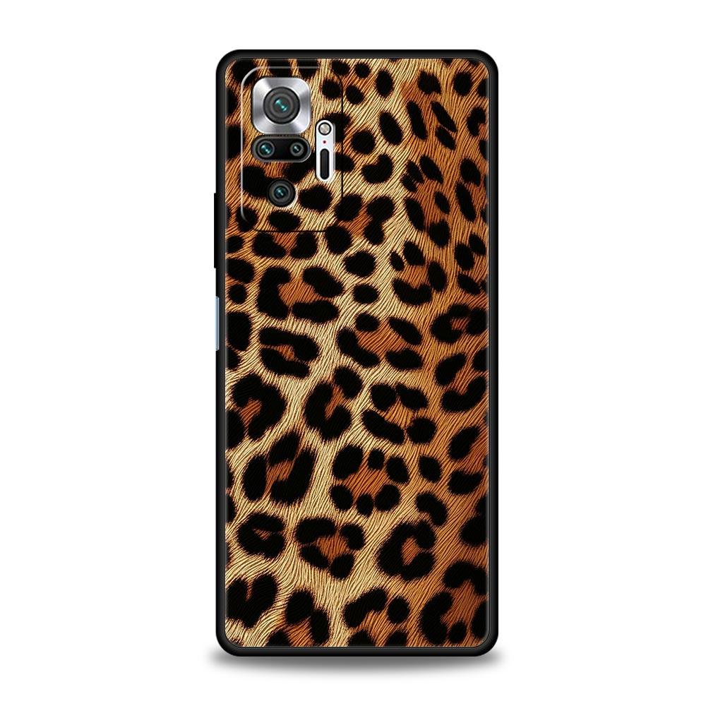 Fashion Tiger Leopard Print Phone Case For Xiaomi Redmi Note 14 13 12 Pro Plus 5G 9S 9 10 11 4G 14C 13C 12C 10C 9C 9A Soft Cover