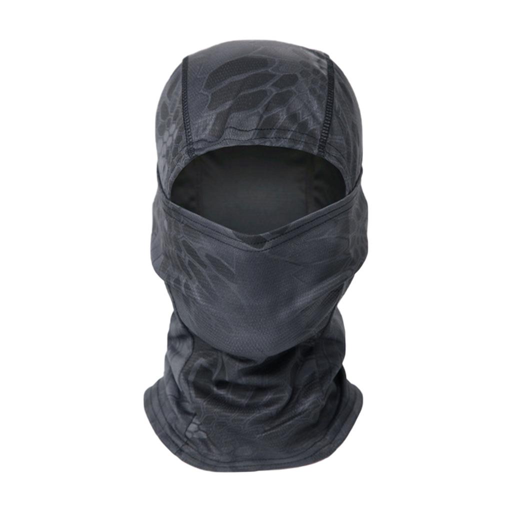 Multicam Camouflage Taktische Sturmhaube, Vollgesichtsbedeckung Schal für Radfahren, Jagd & Outdoor-Einsatz